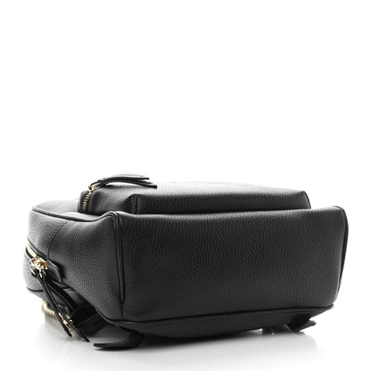 Gucci Pebbled Calfskin Soho Chain Backpack Black 4 of 11