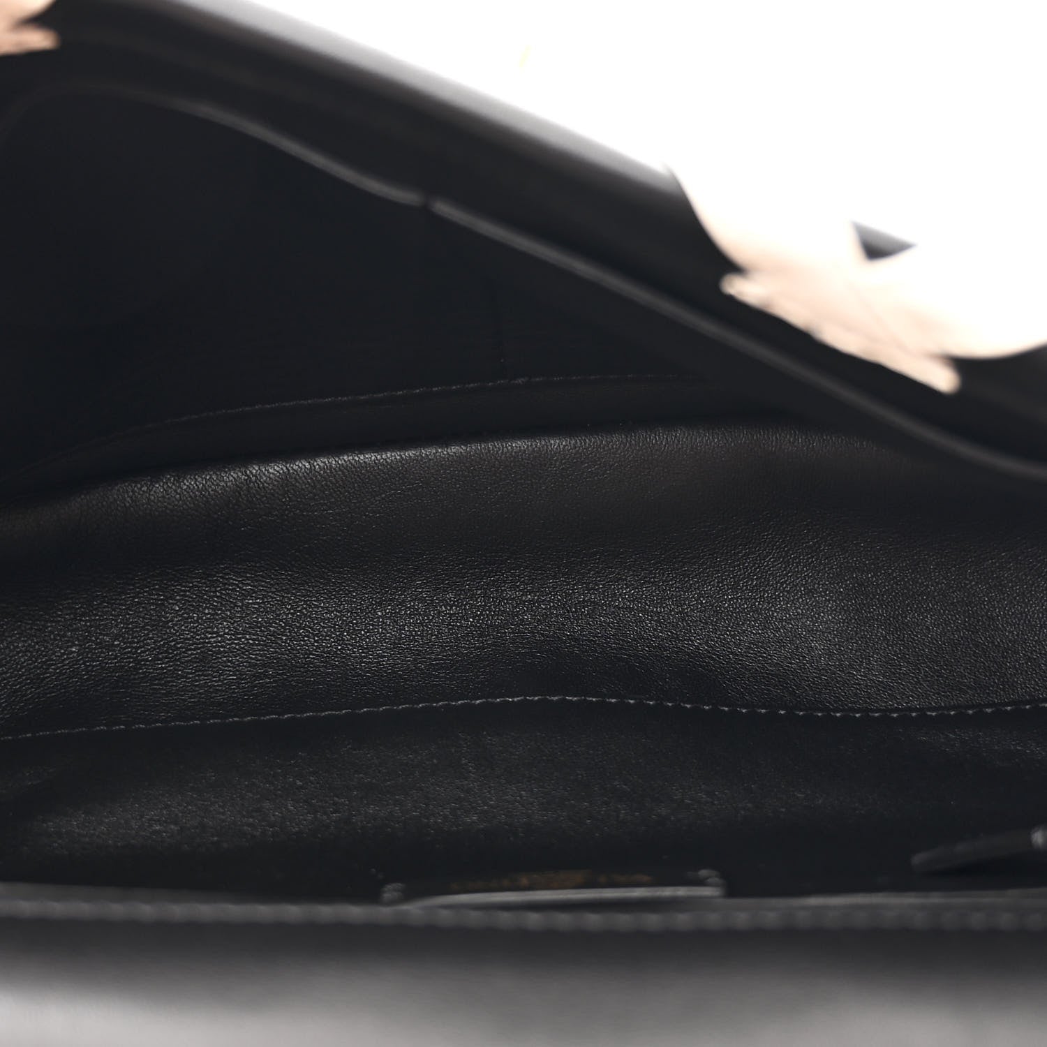 Valentino Garavani Nappa Large Roman Stud Shoulder Bag Black White 5 of 9