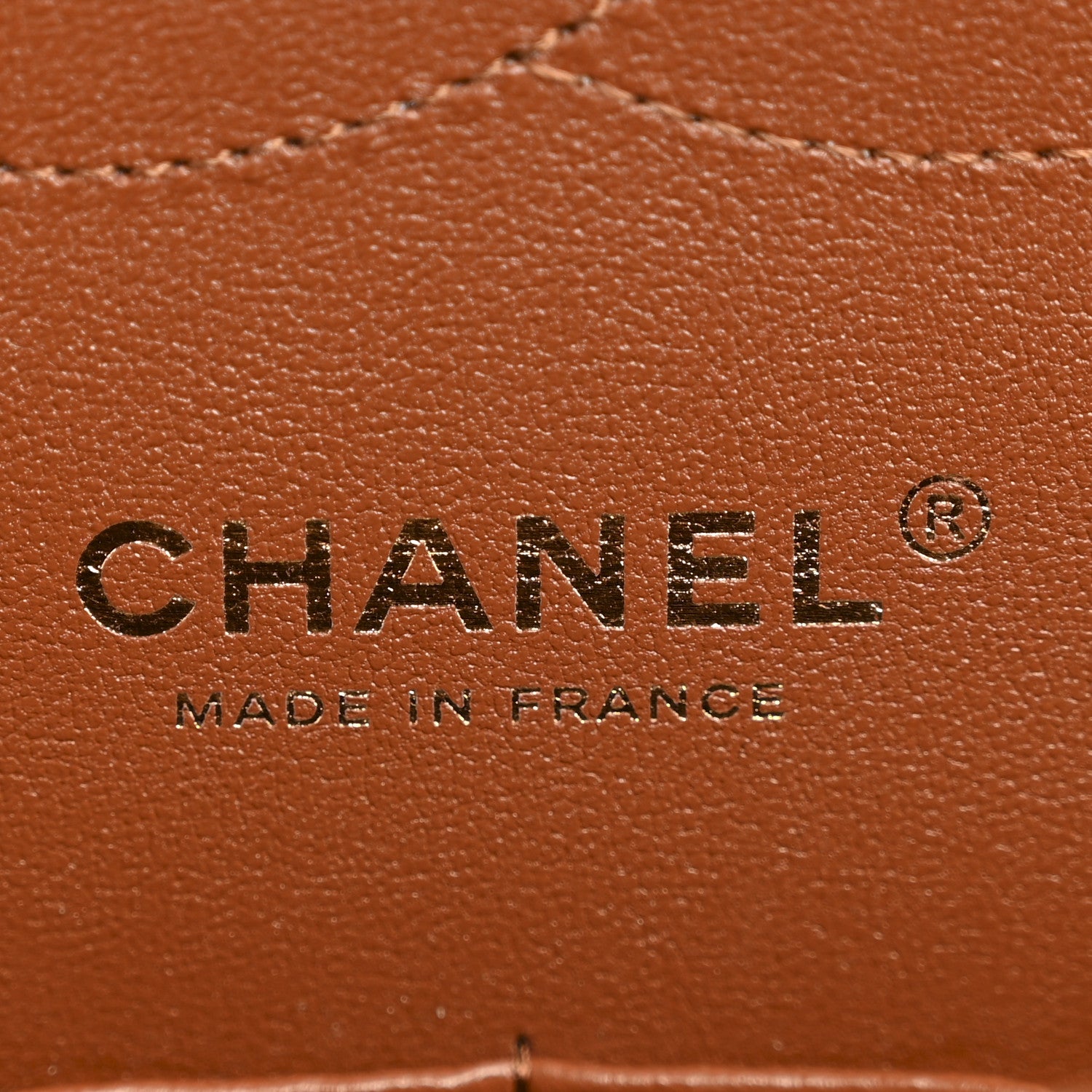 Chanel Caviar Quilted Jumbo Double Flap Light Brown 6 of 11