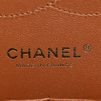 Chanel Caviar Quilted Jumbo Double Flap Light Brown 6 of 11