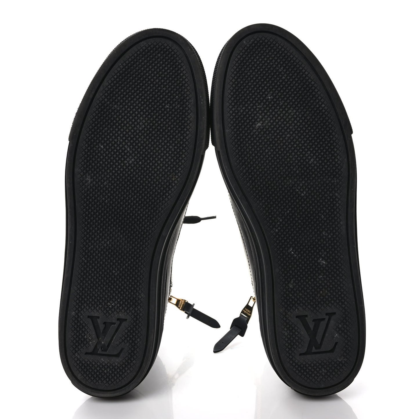 Calfskin Monogram Stellar Sneaker Boots 36 Black White