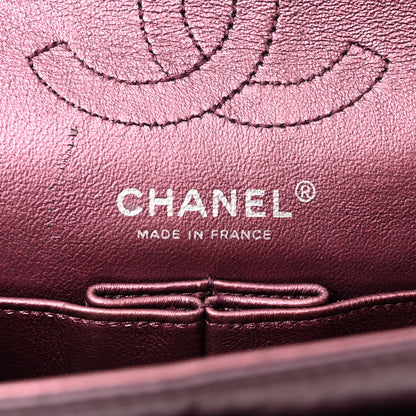 Chanel Metallic Calfskin Quilted 2.55 Reissue 224 Flap Purple 5 of 10