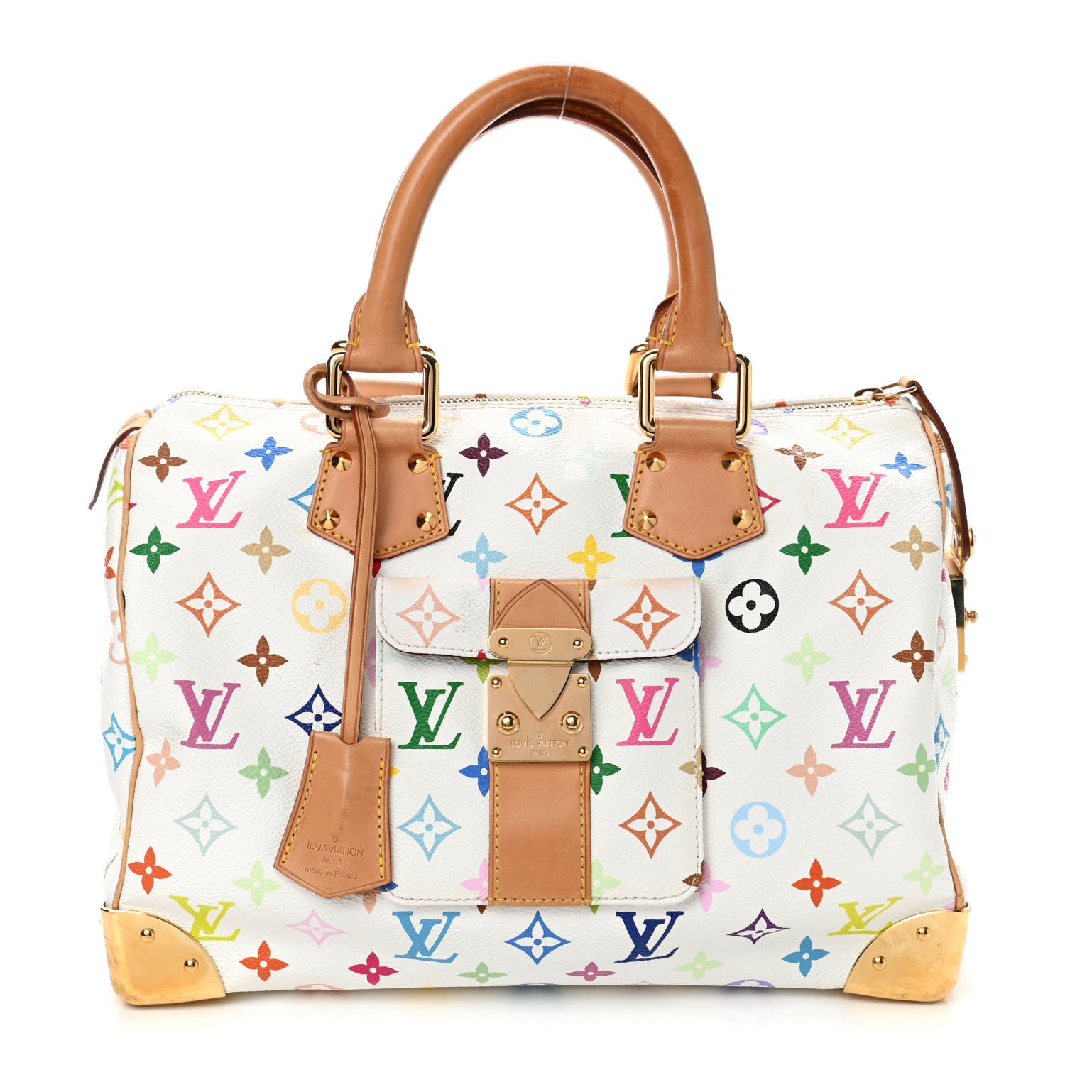 Louis Vuitton Monogram Multicolor Speedy 30 White 1 of 10