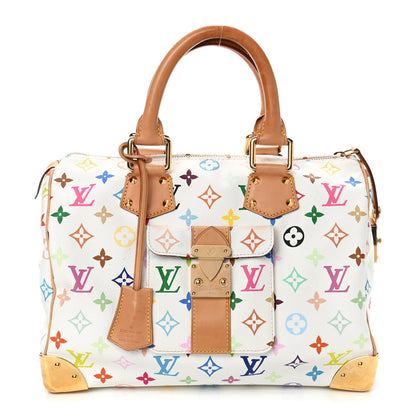 Louis Vuitton Monogram Multicolor Speedy 30 White 1 of 10
