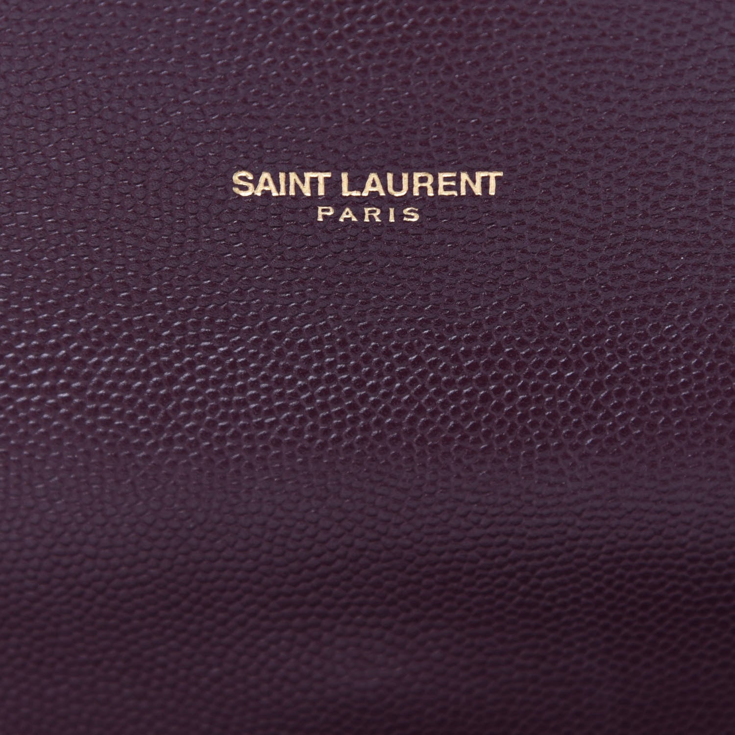 Saint Laurent Grain De Poudre Matelasse Chevron Large Monogram Satchel Rouge Legion 8 of 11