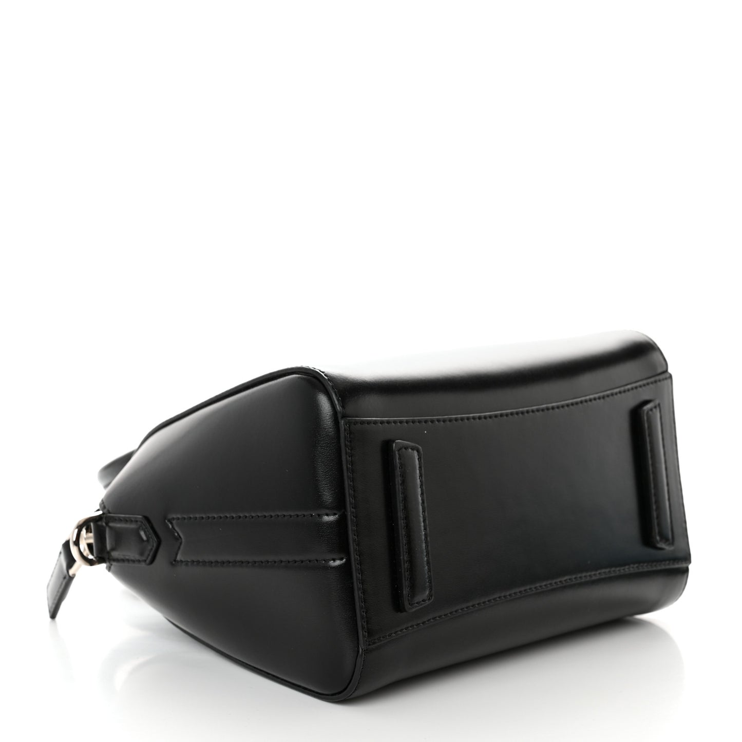 Shiny Lord Calfskin Mini Antigona Black
