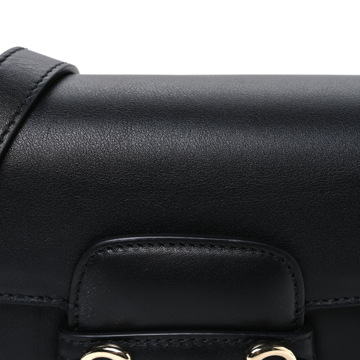 Gucci Arabella Calfskin Horsebit 1955 Shoulder Bag  Black 8 of 10