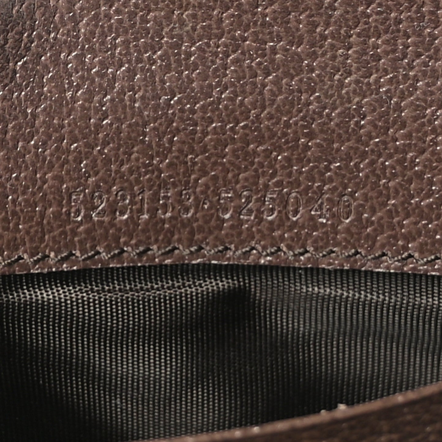 GG Supreme Monogram Web Ophidia Continental Wallet Brown