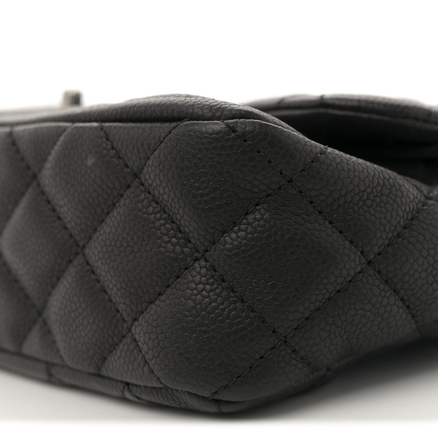 Chanel Caviar Quilted Large Now and Forever Flap Black 10 of 12