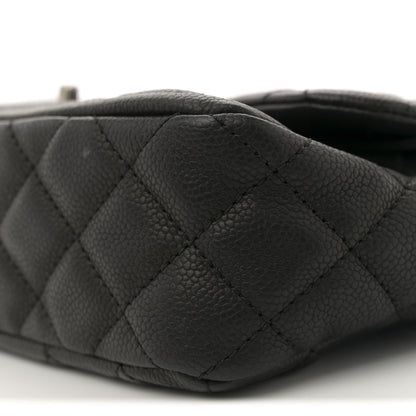 Chanel Caviar Quilted Large Now and Forever Flap Black 10 of 12