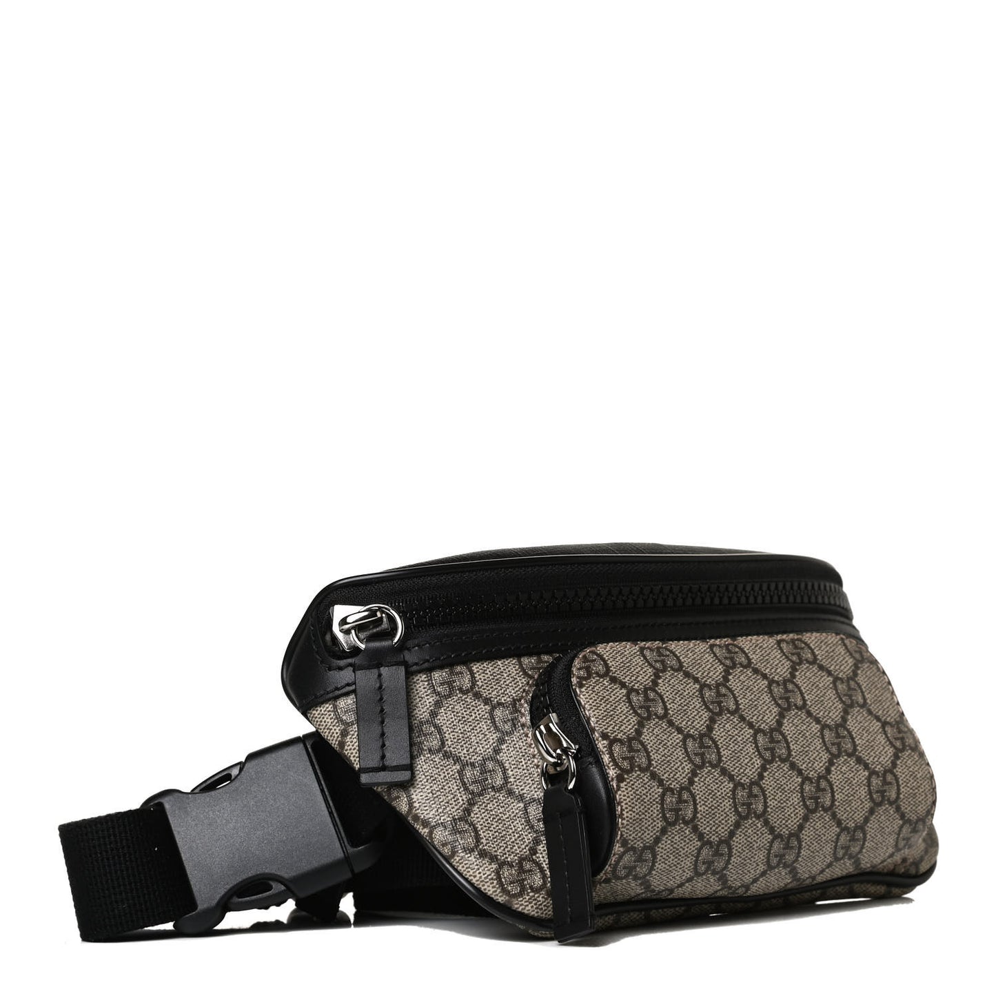 GG Supreme Monogram Belt Bag Black