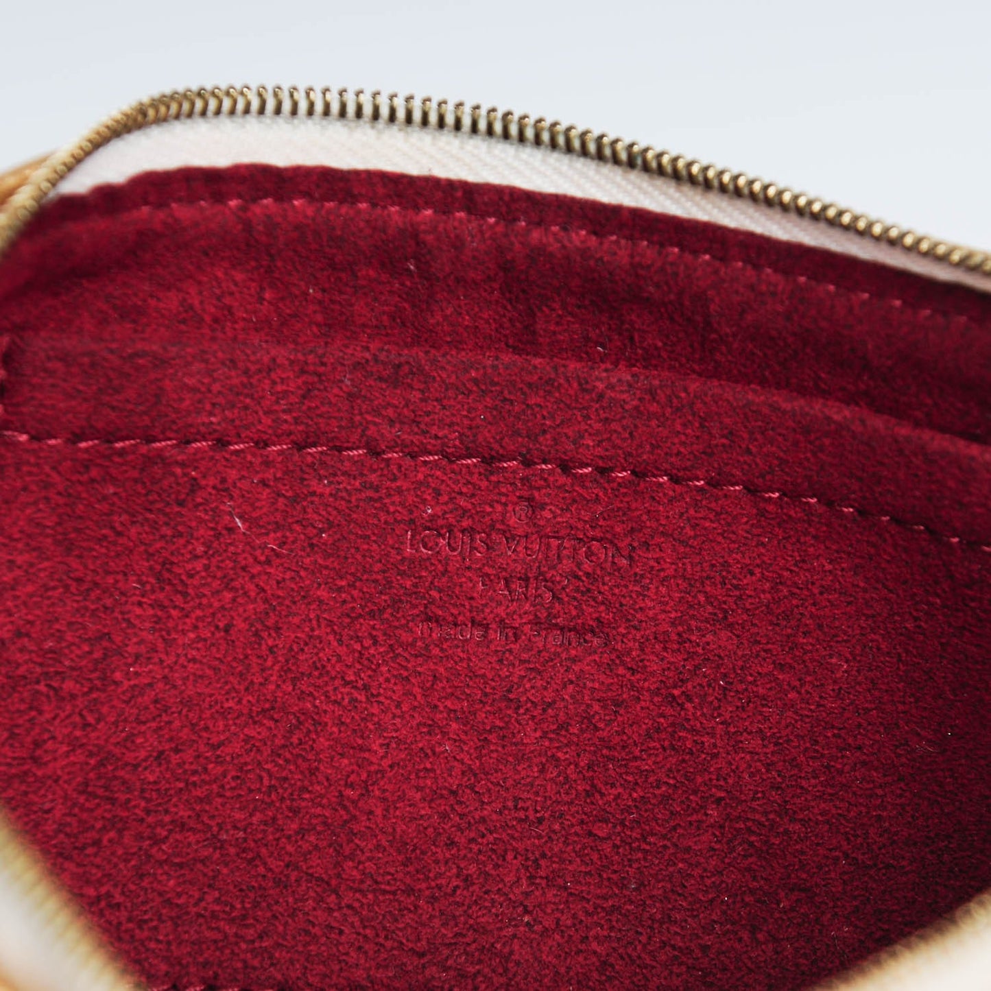 Monogram Multicolor Kate Clutch White