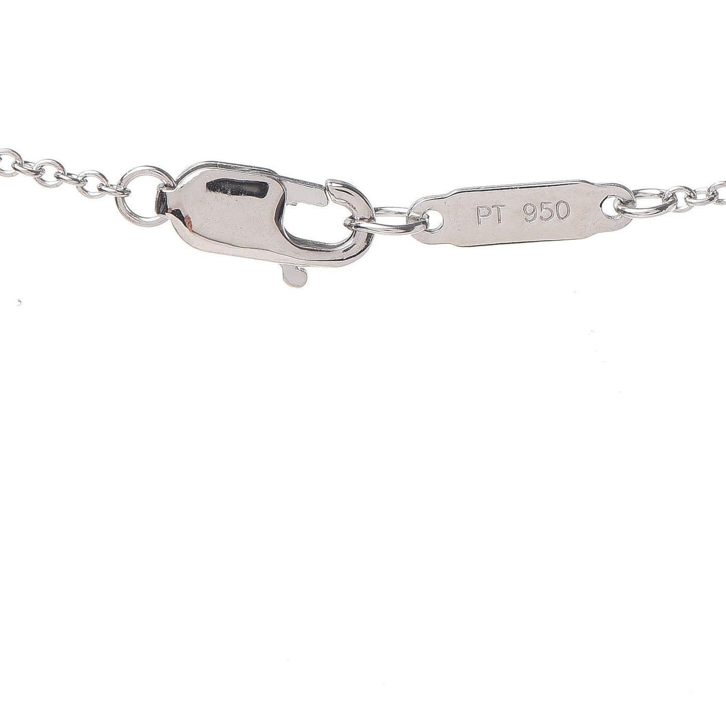 Platinum Diamond Peace Pendant Necklace