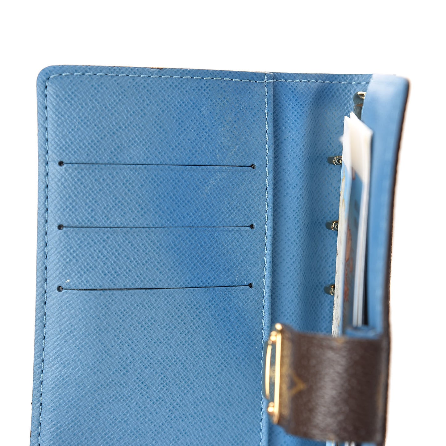Monogram Koala Small Ring Agenda Cover Blue