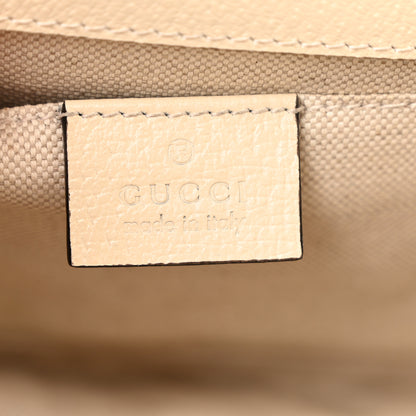 Gucci Textured Calfskin Crystal Bamboo Web Mini Dionysus Top Handle Bag Mystic White 6 of 10