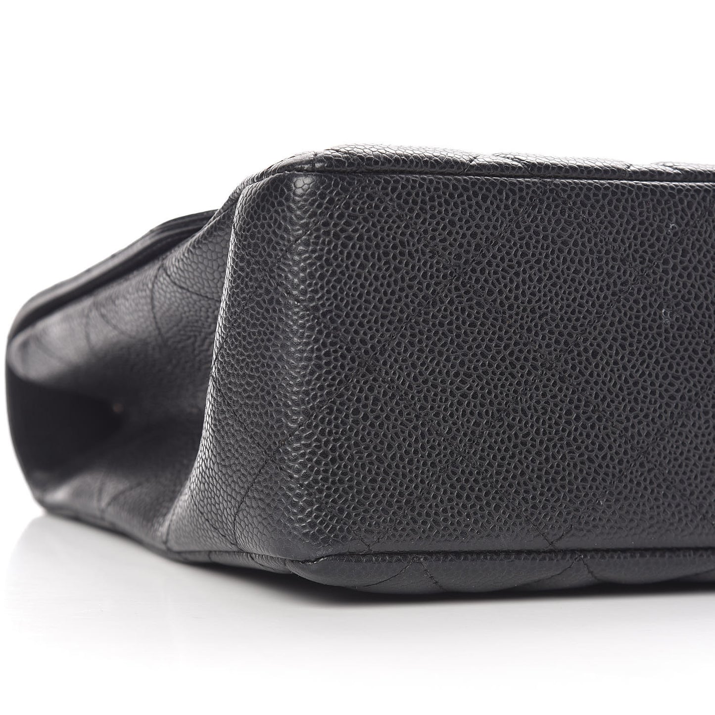 Caviar Quilted Jumbo Single Flap Black
