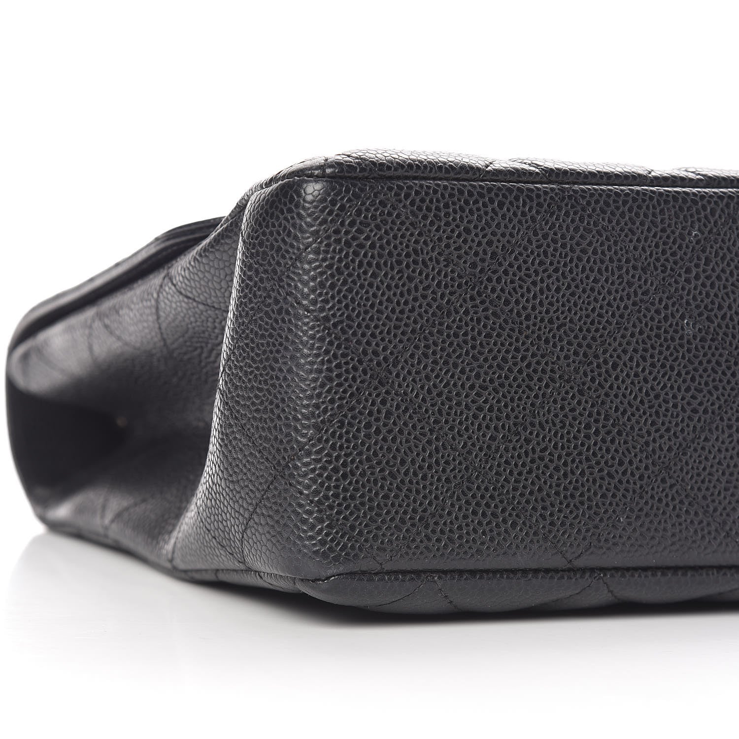 Chanel Caviar Quilted Jumbo Single Flap Black 5 of 10