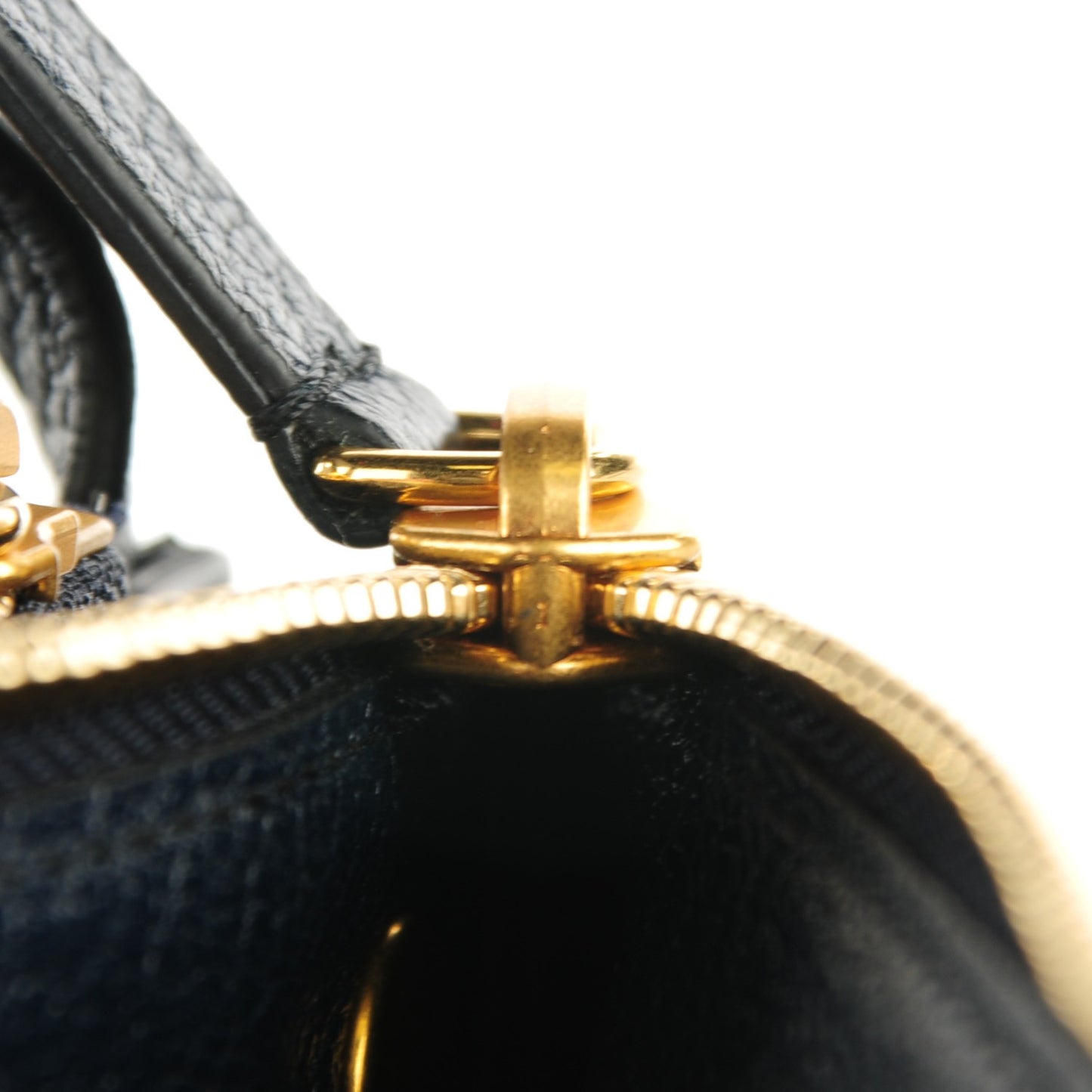 Goatskin Large Trio Crossbody Dark Blue