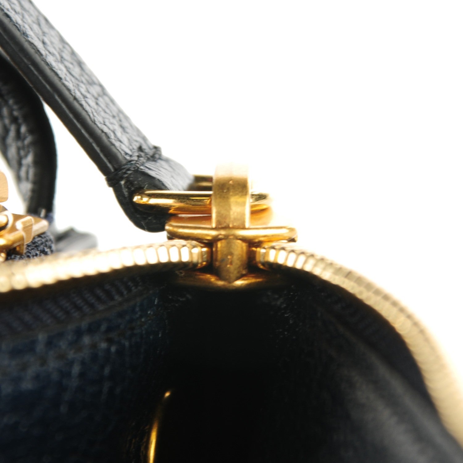 Celine Goatskin Large Trio Crossbody Dark Blue 8 of 8