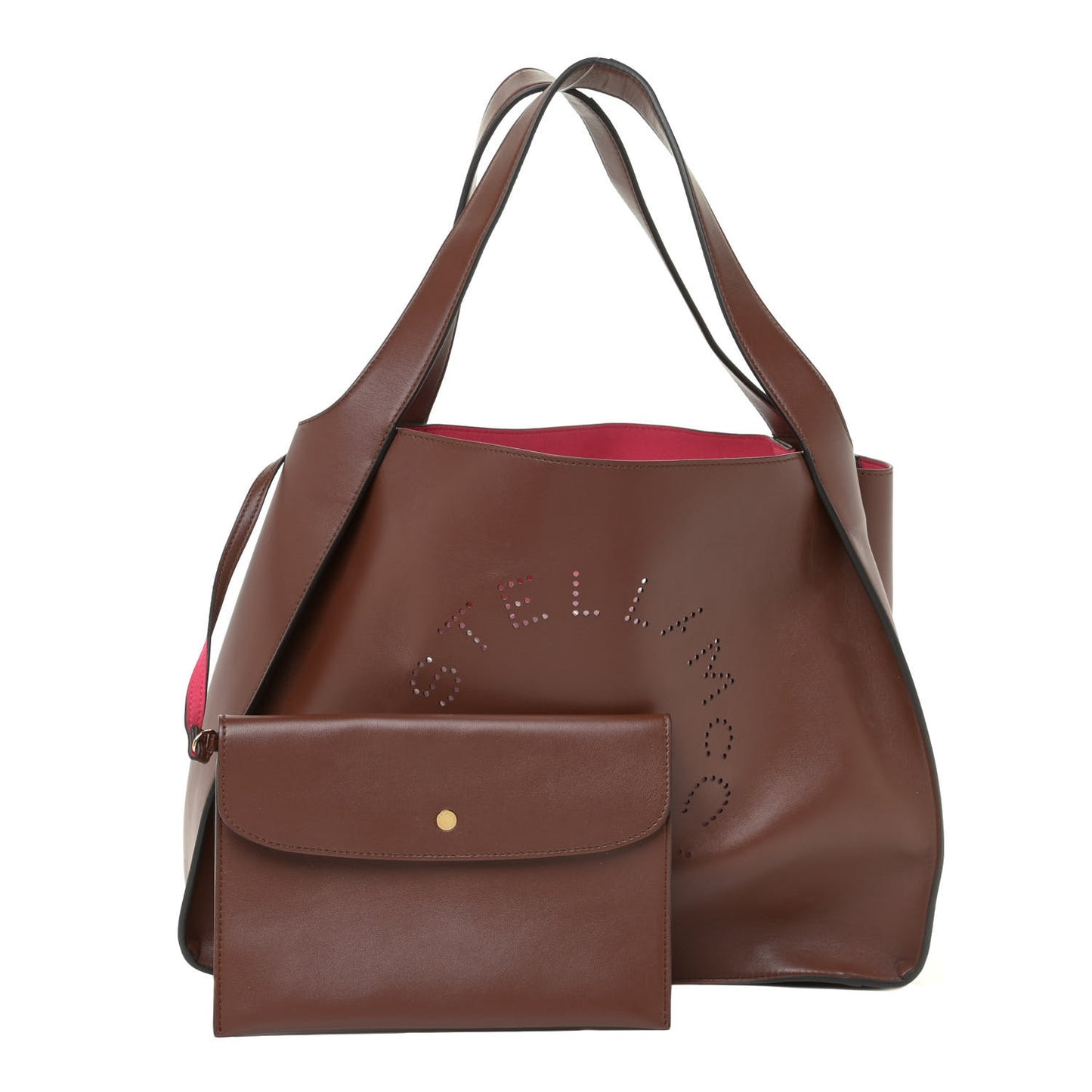 Eco Alter Nappa East West Perforated Tote Pecan