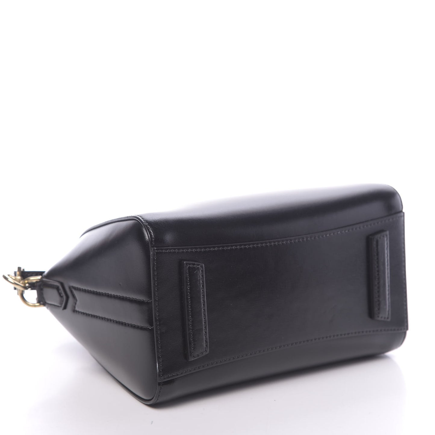 Shiny Lord Calfskin Mini Antigona Black