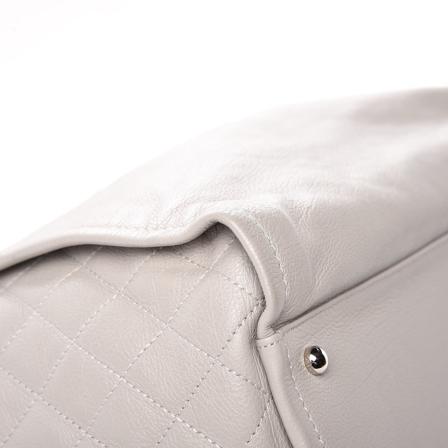 Calfskin CC Tote Grey