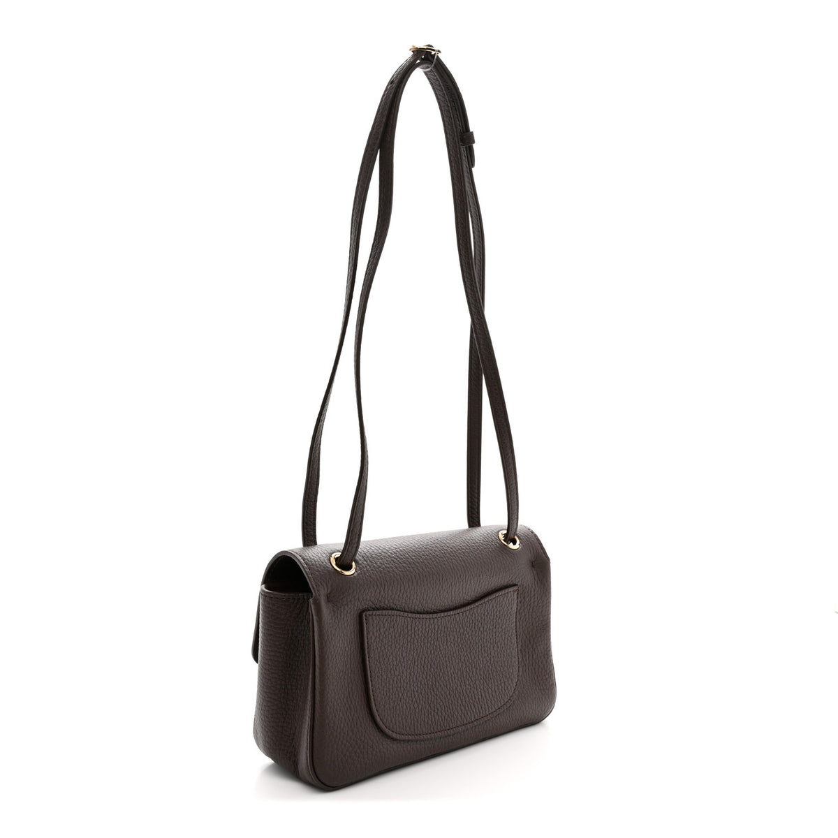 Chanel Grained Calfskin Mini Souplissimo Maxi Flap Dark Brown 3 of 11