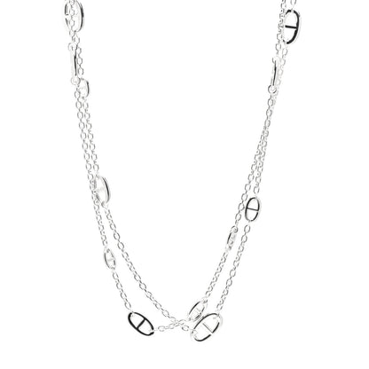 Hermes Sterling Silver Farandole Necklace 160 1 of 5