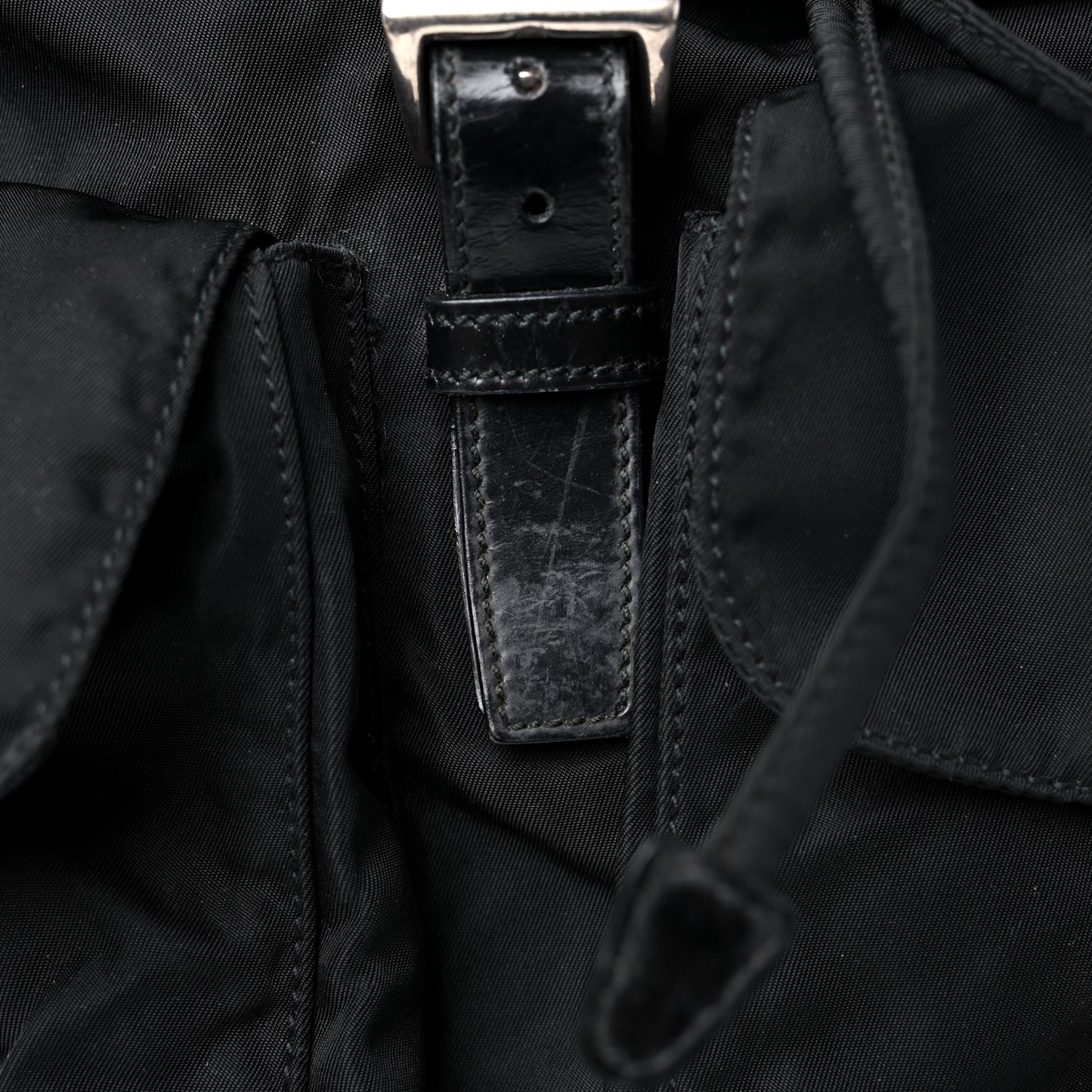 Nylon Vela Medium Backpack Black