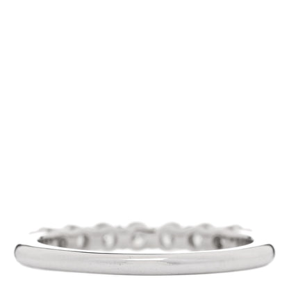 Tiffany Platinum Diamond 3mm Embrace Half Circle Band Ring 56 7.5 3 of 6