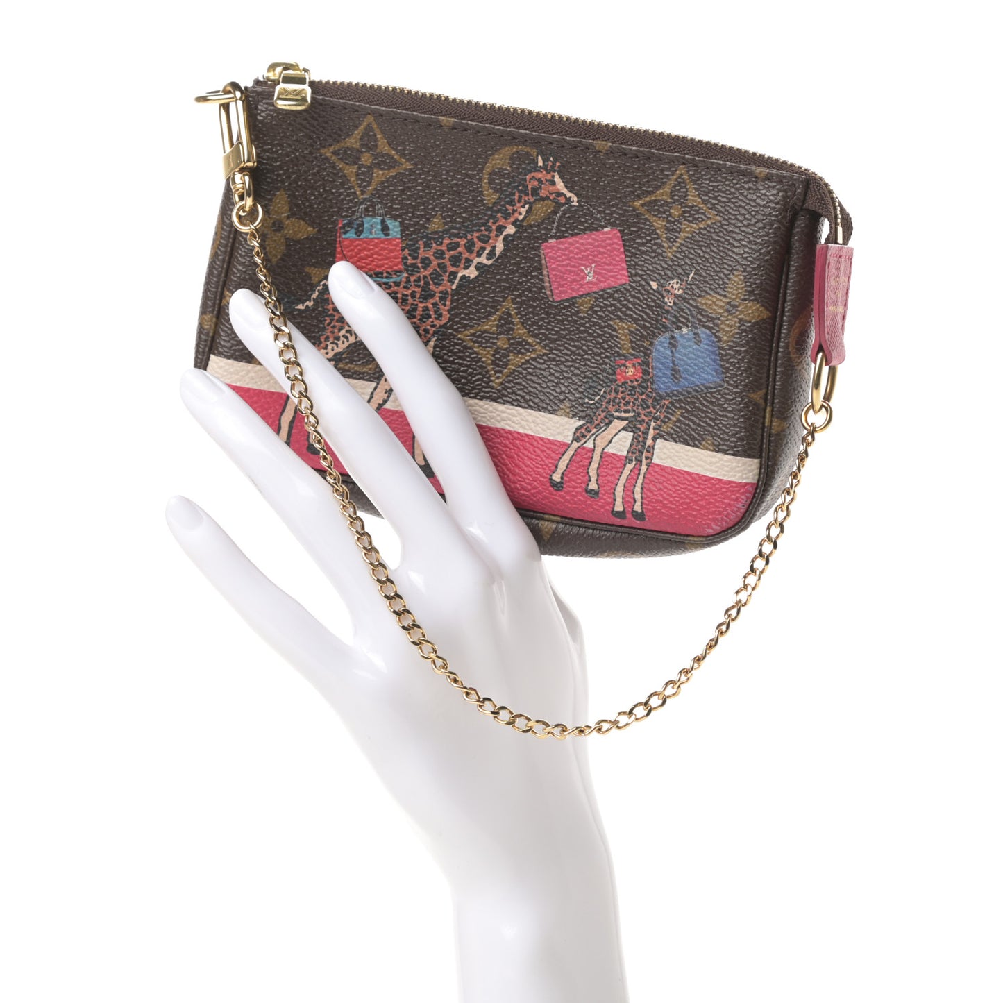 Monogram 2017 Christmas Animation Mini Pochette Accessories