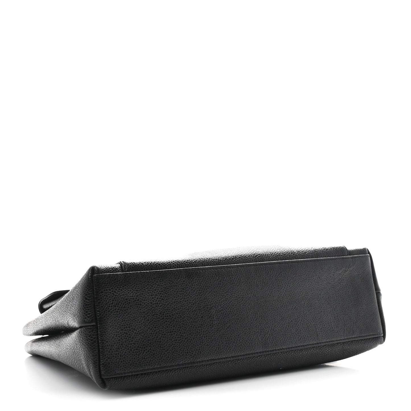 Caviar Flap Shoulder Bag Black