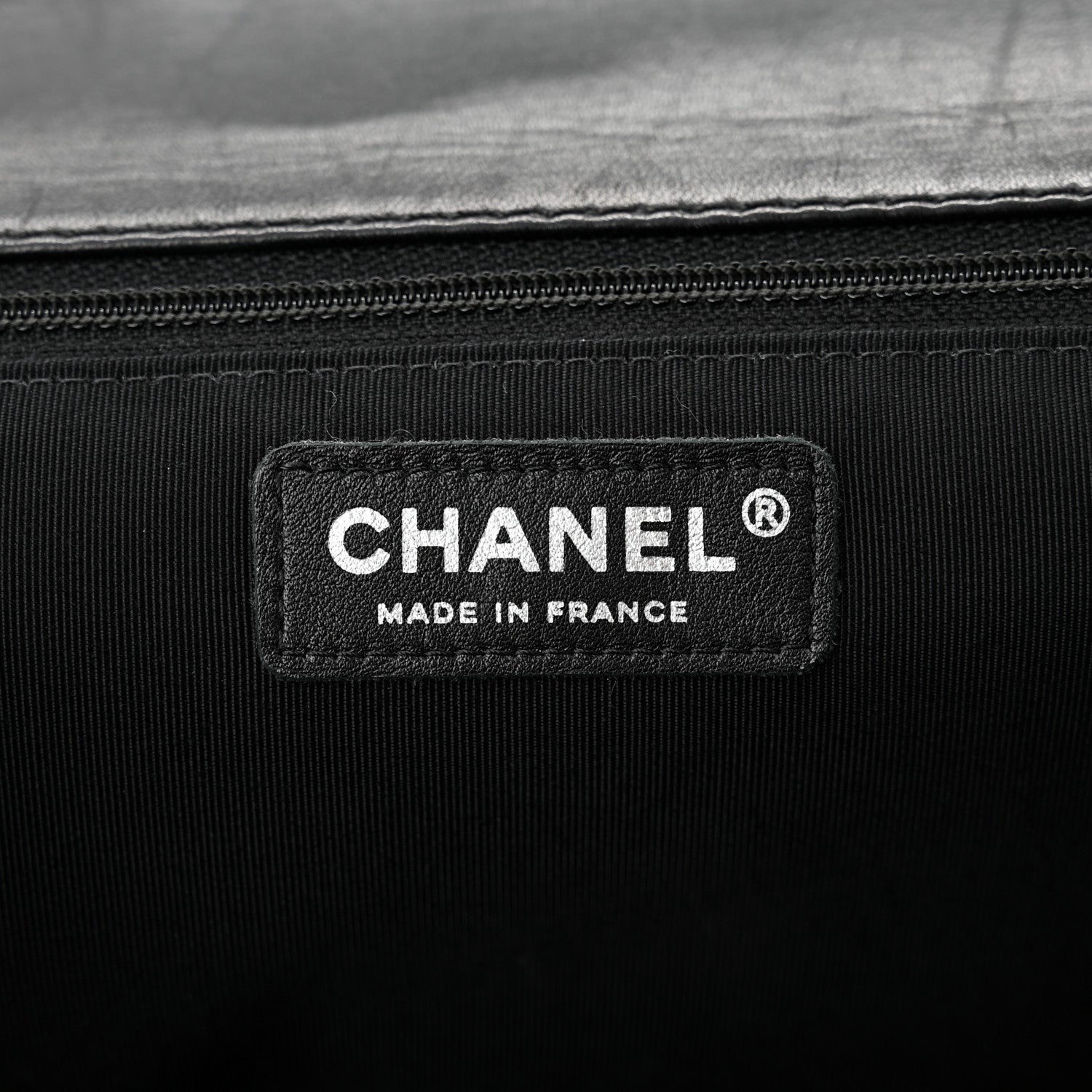 Chanel Lambskin Chevron Quilted Single Flap Black 6 of 10