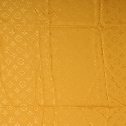 Louis Vuitton Wool Silk Monogram Shawl Safran 1 of 4