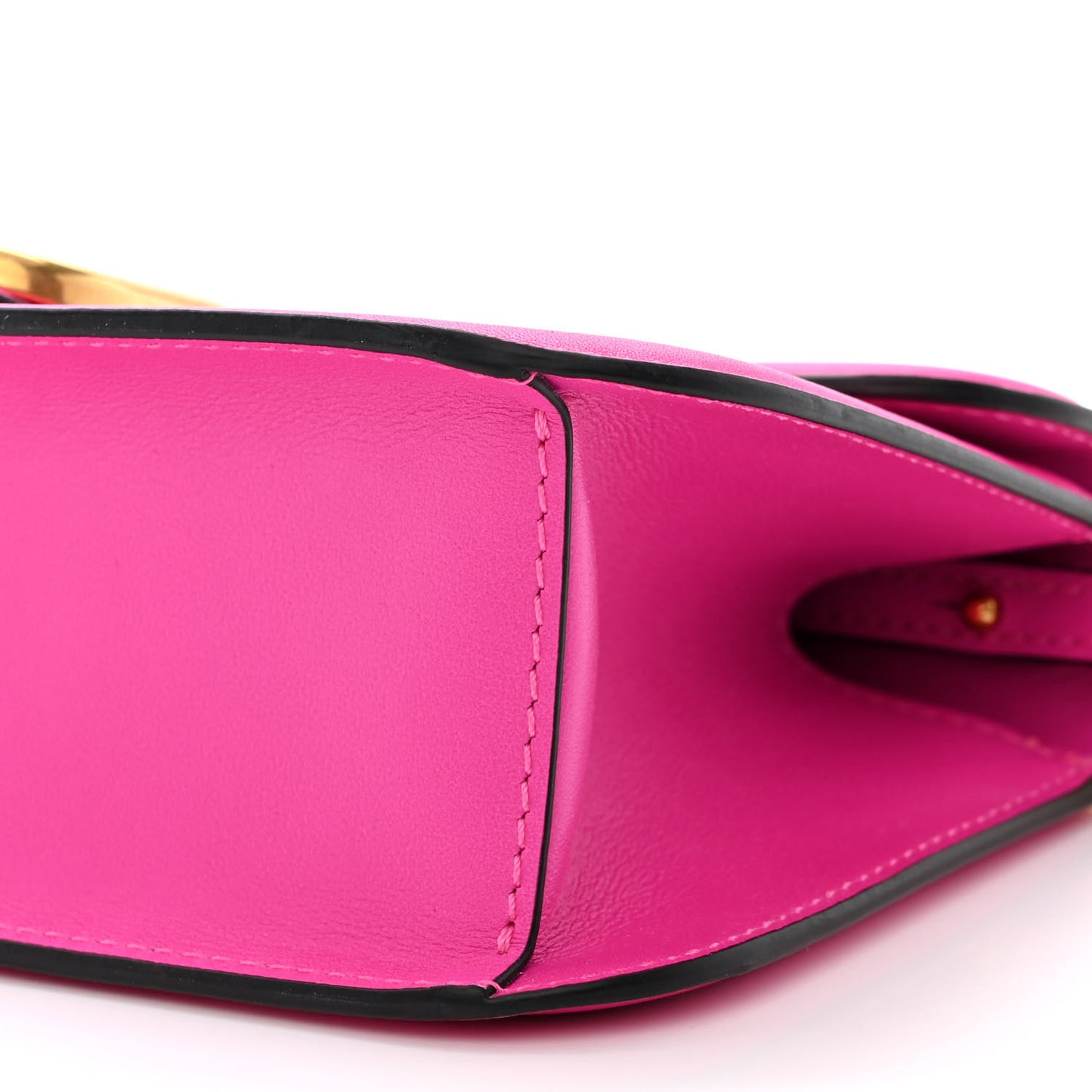 Calfskin Vlogo Loco Shoulder Bag Pink PP