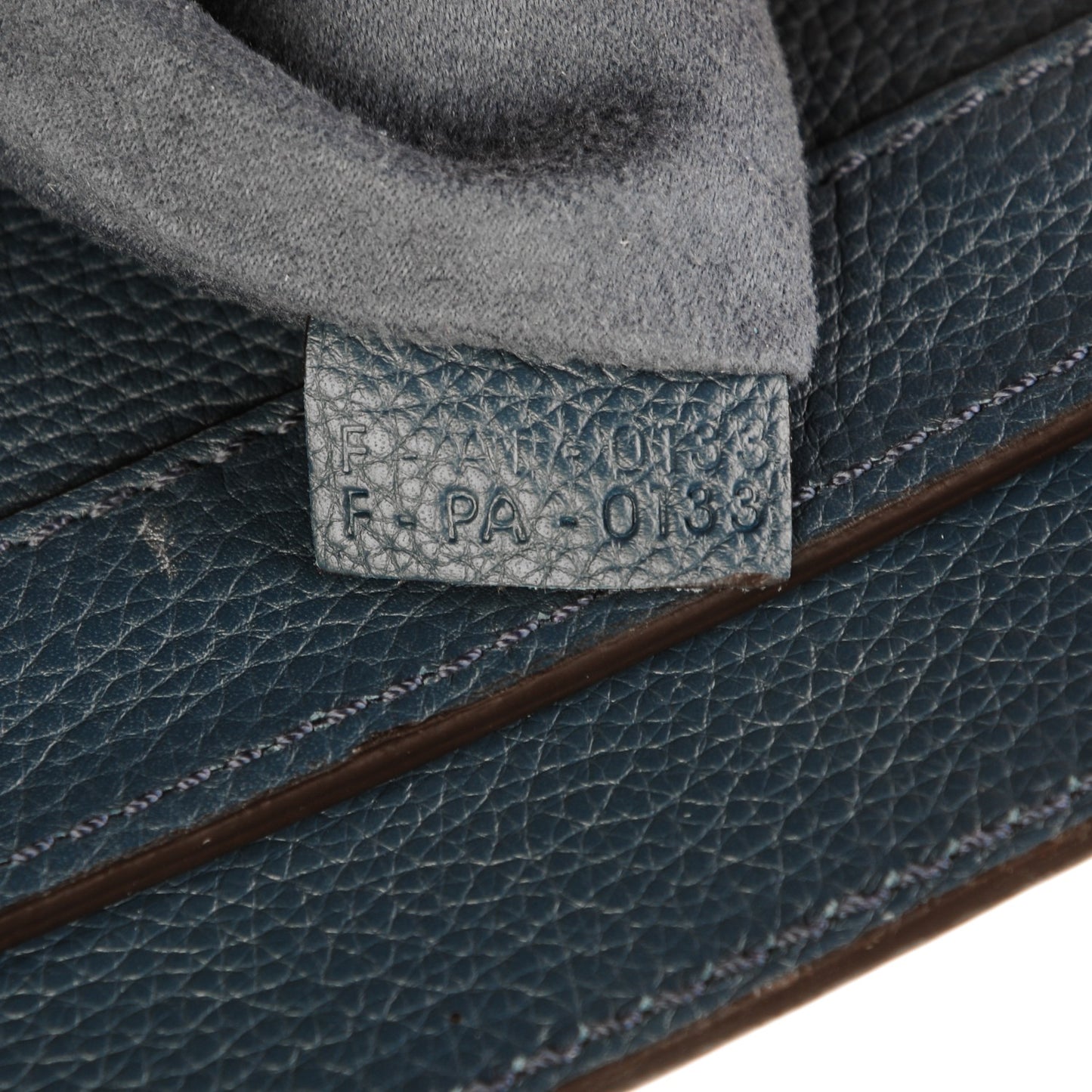 Drummed Calfskin Mini Luggage Orage