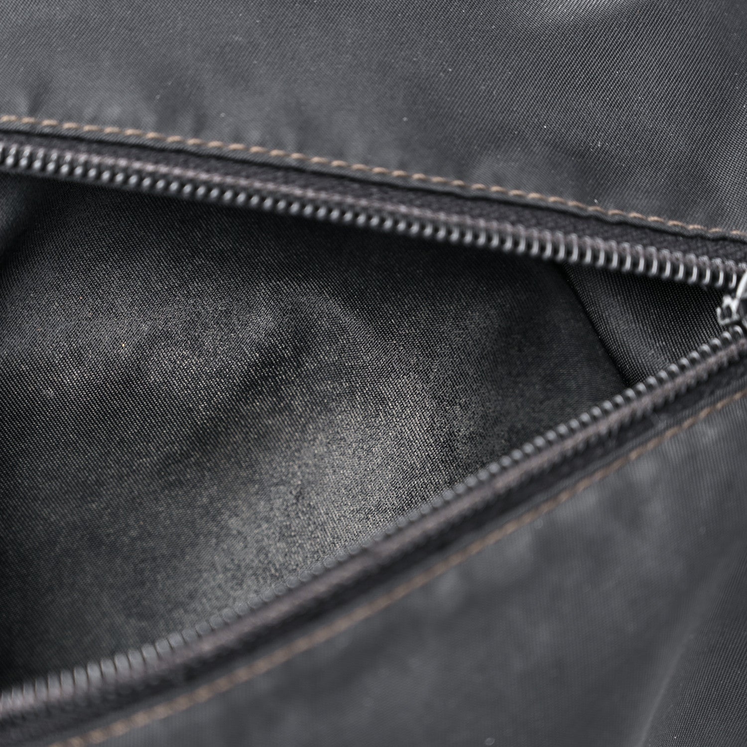 Prada Tessuto Nylon Saffiano Small Vela Messenger Black 16 of 16
