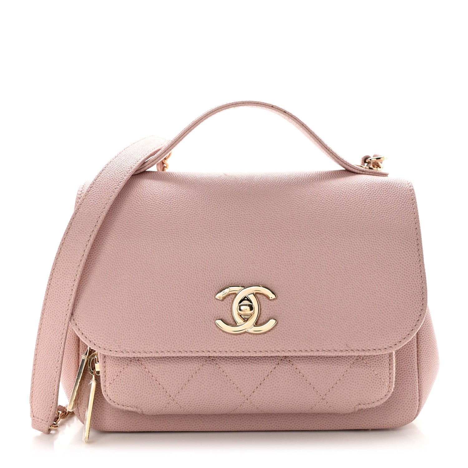 Chanel Caviar Quilted Small Business Affinity Flap Light Pink 1 of 10
