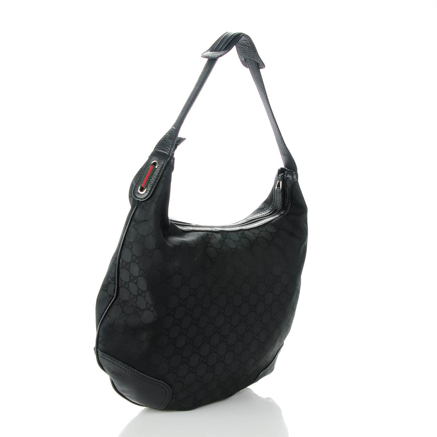 Nylon Monogram Large Princy Hobo Black