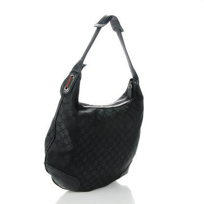 Gucci Nylon Monogram Large Princy Hobo Black 3 of 7