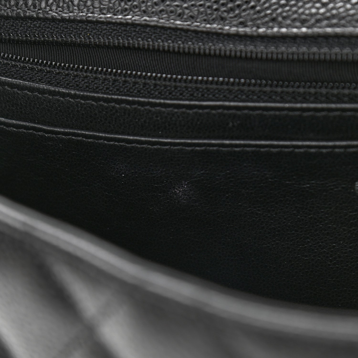 Chanel Caviar Quilted Jumbo Single Flap Black 9 of 12