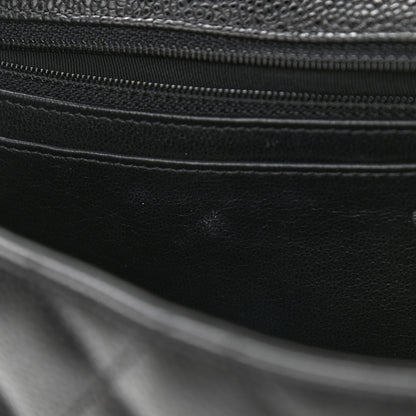 Chanel Caviar Quilted Jumbo Single Flap Black 9 of 12