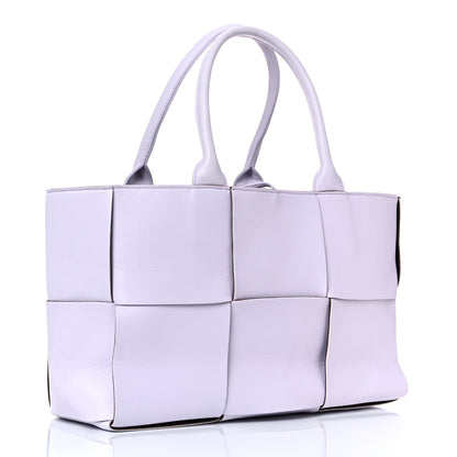 Bottega Veneta Nappa Maxi Intrecciato Small Arco Tote Mirth Washed Grape 3 of 19