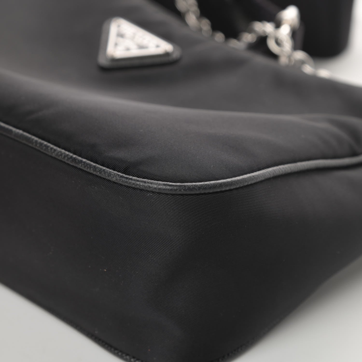 Prada Nylon Re-Edition 2005 Shoulder Bag Black 12 of 14