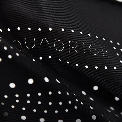 Hermes Silk Quadrige Perforated Scarf 90 Black 4 of 4