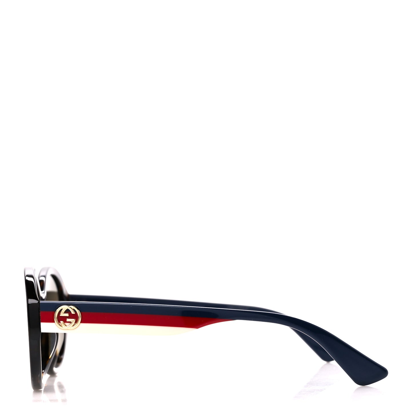 Round Web Sunglasses GG0279SA Havana