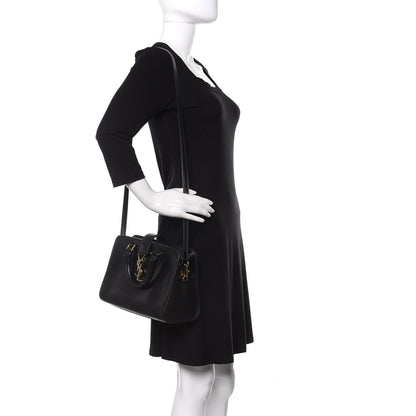 Saint Laurent Calfskin Monogram Baby Cabas Black 2 of 12