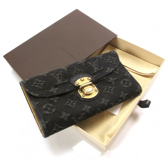 Denim Amelia Wallet Black