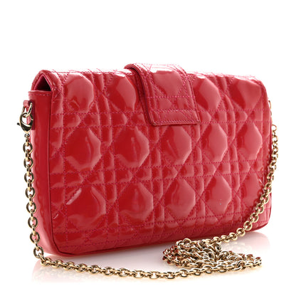 Christian Dior Patent Cannage Miss Dior Promenade Pouch Fuchsia 3 of 11