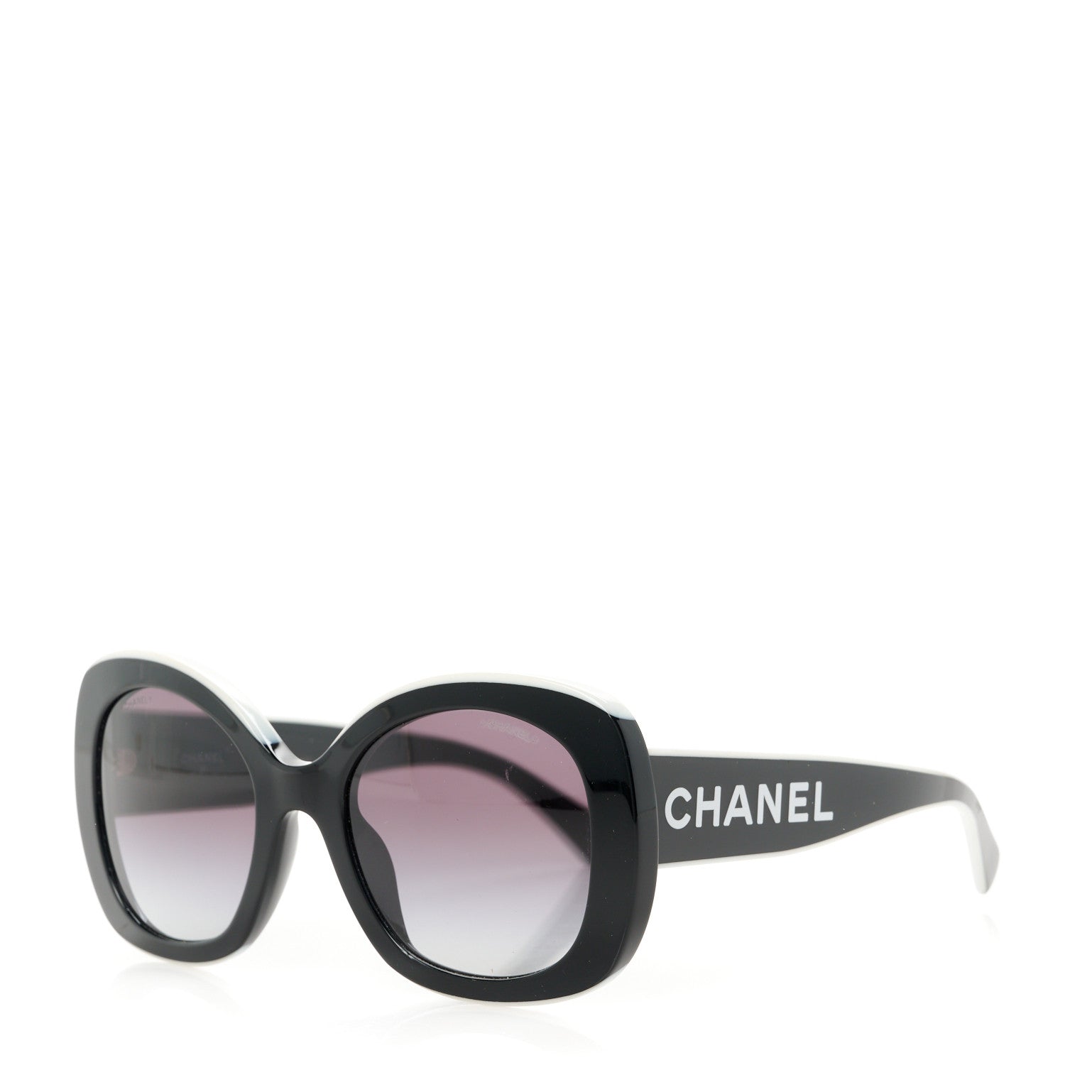Chanel Acetate Sunglasses 71414A Black 1 of 8